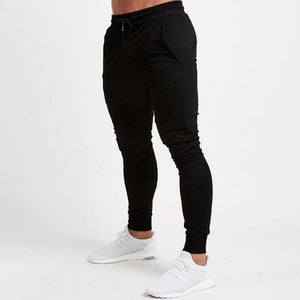 2019 Fashion Men Gyms Pants Joggers Fitness Casual Long Pants Men Workout Skinny Sweatpants Jogger Tracksuit Cotton Trousers