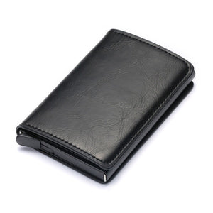 2020 Dropshipping Man Women Smart Wallet Business Card Holder Hasp Rfid Wallet Aluminum Metal Credit Business Mini Card Wallet