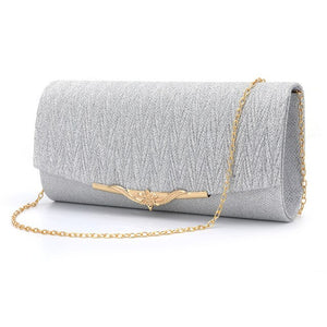Brand Women Evening Bag 2019 Party Banquet Glitter Bag For Women Girls Wedding Clutches Handbag Chain Shoulder Bag